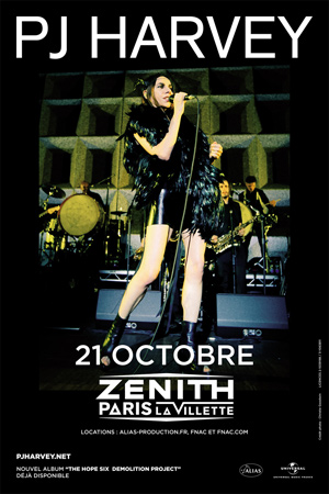 PJ HARVEY En concert le 21 octobre au Zénith de Paris