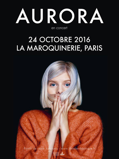 [Live report] AURORA - La Maroquinerie - Paris, lundi 24 octobre 2016