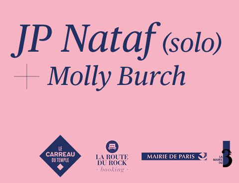 MOLLY BURCH en concert le 30 septembre au Carreau du Temple