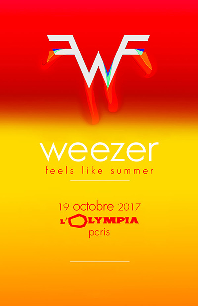 Weezer le 19 octobre à l'Olympia, Paris