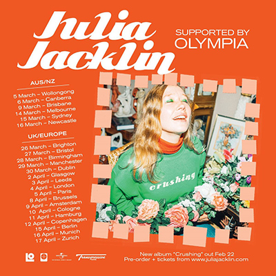 Julia Jacklin + Olympia - Tournée 2019