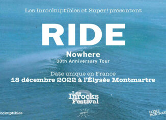 Ride fête "Nowhere" aux Inrocks Festival le 17 décembre