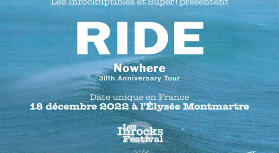 Ride fête "Nowhere" aux Inrocks Festival le 17 décembre