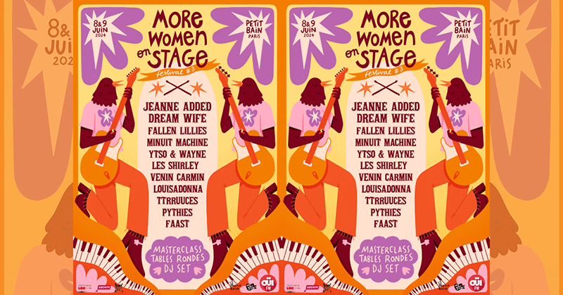 More Women on Stage, les 8 & 9 juin 2024 au Petit Bain