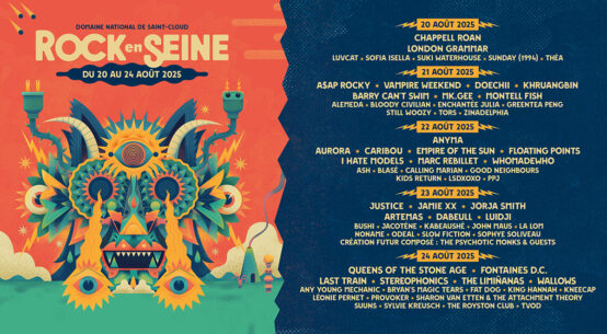 Rock en Seine 2025 : la programmation complète !